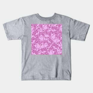 Fruits flat hand drawn seamless pattern Kids T-Shirt